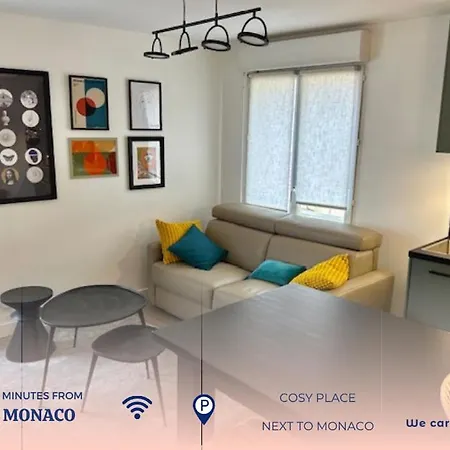 Holiday home Elegant T2 Parking - Near Monacoeatrice